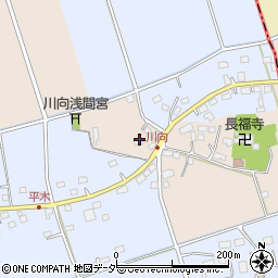 千葉県匝瑳市川向100周辺の地図