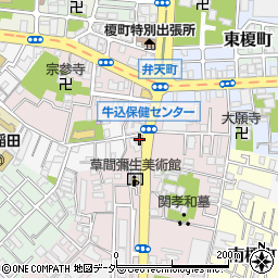 東京都新宿区弁天町30周辺の地図