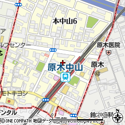 千葉県船橋市本中山7丁目10周辺の地図