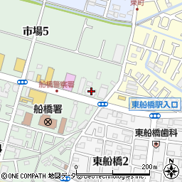 株式会社ケイハイ　船橋支店周辺の地図