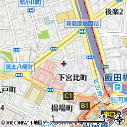 東京都新宿区下宮比町2-16周辺の地図