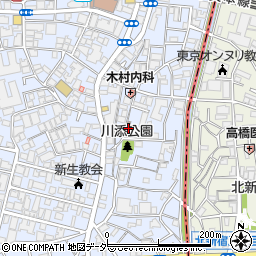 東中野会館周辺の地図