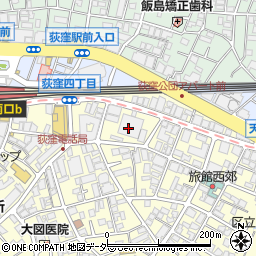 セブンイレブン杉並荻窪藤澤ビルディング店周辺の地図