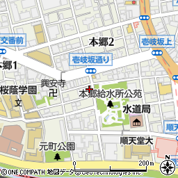 東京都文京区本郷2丁目6-15周辺の地図