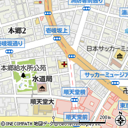 東京都文京区本郷2丁目13周辺の地図