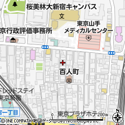 東京都新宿区百人町2丁目19-15周辺の地図