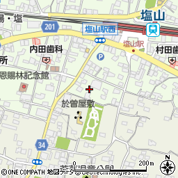 東京電力塩山寮周辺の地図