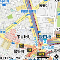 東京都新宿区下宮比町2-23周辺の地図