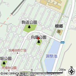 千葉県佐倉市大崎台周辺の地図