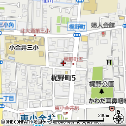 多摩式典株式会社　小金井会館周辺の地図