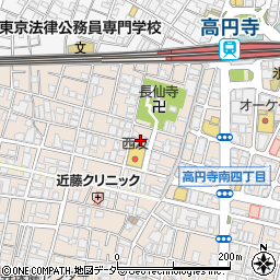 藤和高円寺コープ周辺の地図