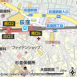 らぁ麺 ふじ田 荻窪店周辺の地図