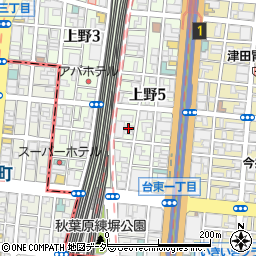 東京舞踊学校周辺の地図