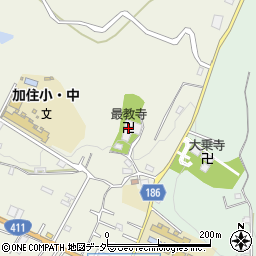 最教寺周辺の地図