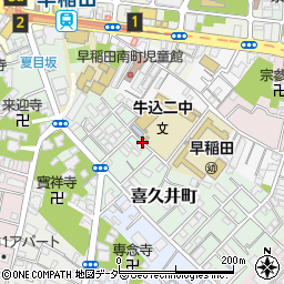 東京都新宿区喜久井町20周辺の地図