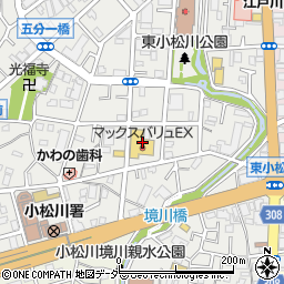 マックスバリュエクスプレス松島店周辺の地図