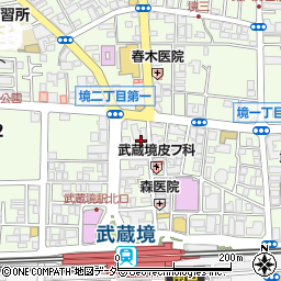 ザ・ハンドレッドストアーズ　武蔵境すきっぷ通り店周辺の地図