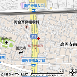 エトワール・高円寺南周辺の地図