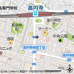高円寺パレスハイツ周辺の地図