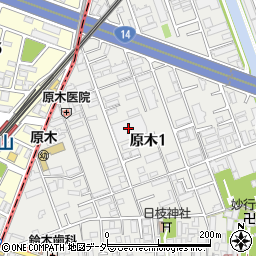 加藤鉄鋼株式会社　市川倉庫周辺の地図