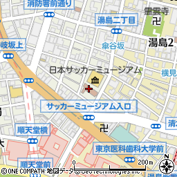 文京区　湯島児童館周辺の地図