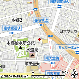 東京都文京区本郷2丁目12-11周辺の地図