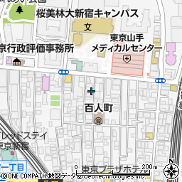 東京都新宿区百人町2丁目19-14周辺の地図