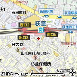 東京都杉並区荻窪5丁目27周辺の地図