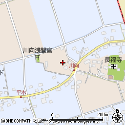 千葉県匝瑳市川向105周辺の地図