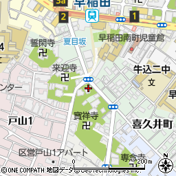 東京都新宿区喜久井町42周辺の地図