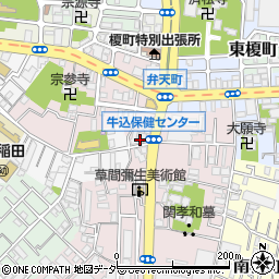 ＨＦ早稲田レジデンス周辺の地図