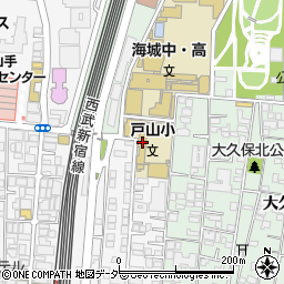 東京都新宿区百人町2丁目1-38周辺の地図