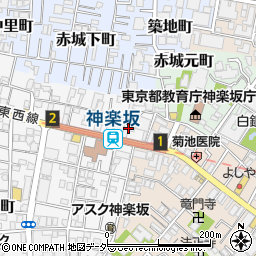 神楽坂升本ビル周辺の地図