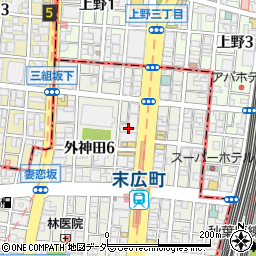 外神田センタービル周辺の地図