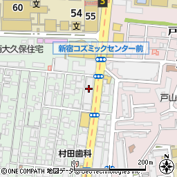 ローソン新宿大久保二丁目店周辺の地図
