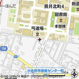 ＳＡＮパーク小金井学芸大前１駐車場周辺の地図