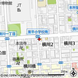 ローソン墨田横川二丁目店周辺の地図