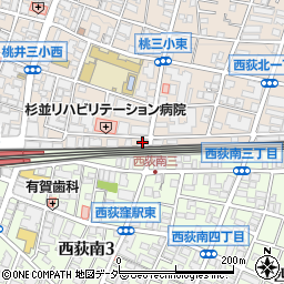 ココカラファイン薬局　西荻窪北口店周辺の地図