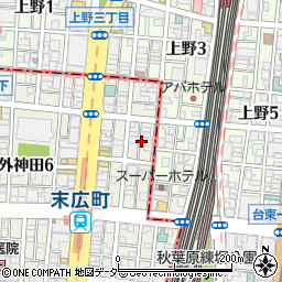 東京都千代田区外神田5丁目5周辺の地図
