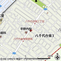 千葉県八千代市八千代台東周辺の地図