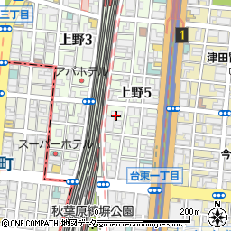 指圧上野あびた治療所周辺の地図