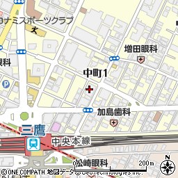 セブンイレブン三鷹駅北口店周辺の地図