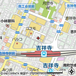 キングサイアム吉祥寺駅前店周辺の地図