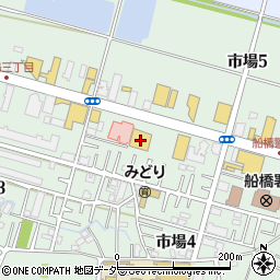くすりの福太郎船橋市場通り店周辺の地図