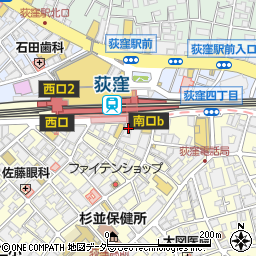 繁田園荻窪店周辺の地図