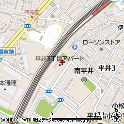 都営平井三丁目アパート周辺の地図