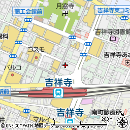 Minus Blue 吉祥寺店周辺の地図
