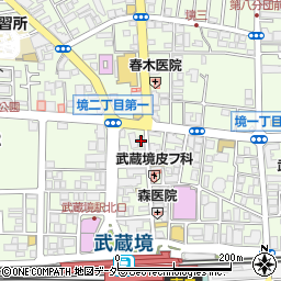 第一交通武蔵野株式会社　配車周辺の地図
