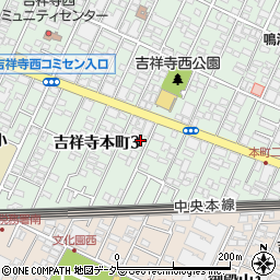 タイムズ吉祥寺本町第１８駐車場周辺の地図