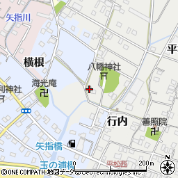 千葉県旭市平松1425-1周辺の地図